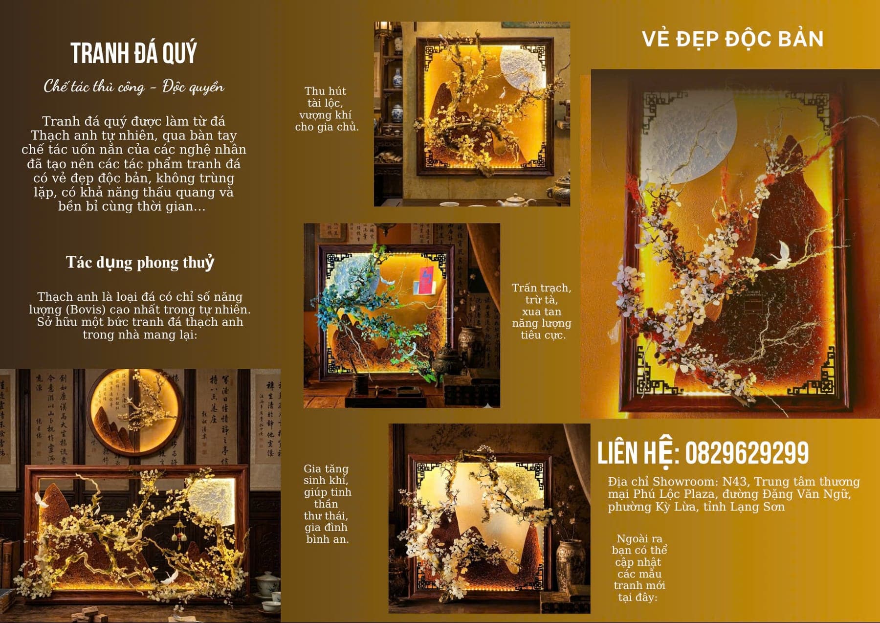 Cây đá quý - Tranh đá quý Hà Vy · Catalogue